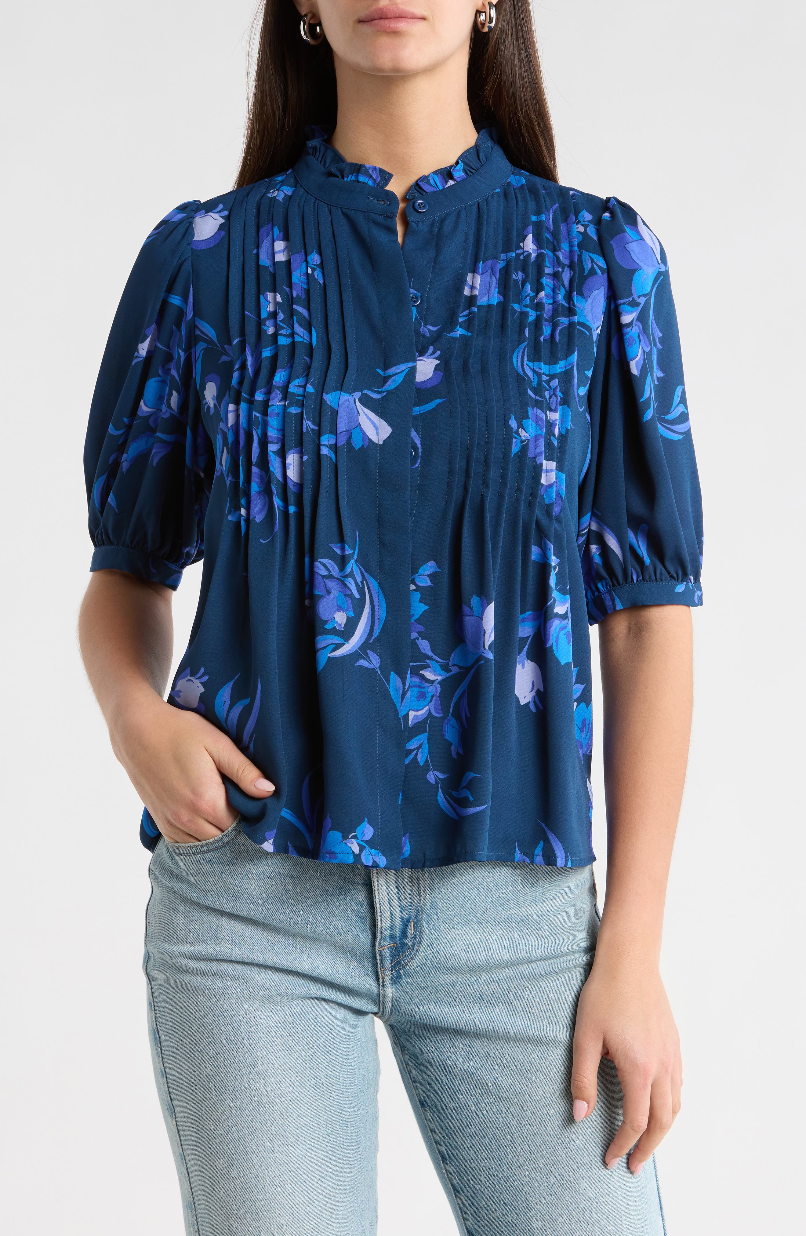 Niva Floral Print Woven Shirt