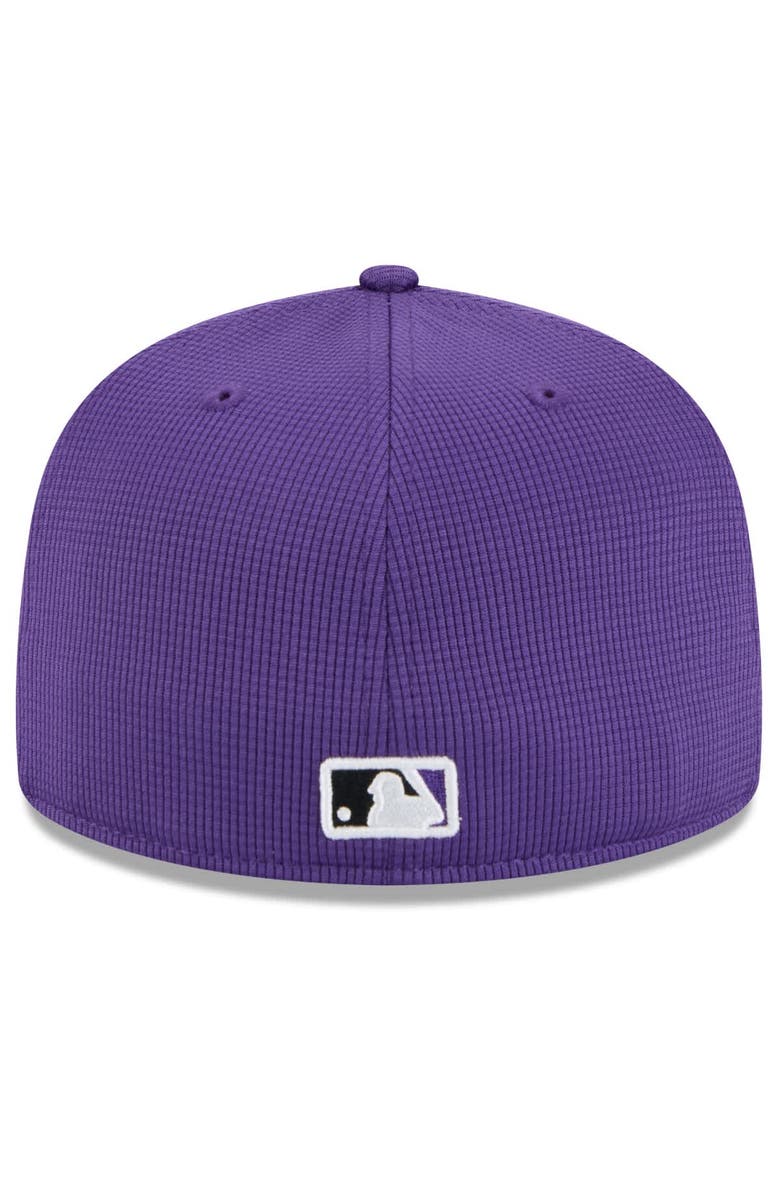 New Era Men's New Era  Purple Colorado Rockies 2025 Spring Training 59FIFTY Fitted Hat, Alternate, color, 