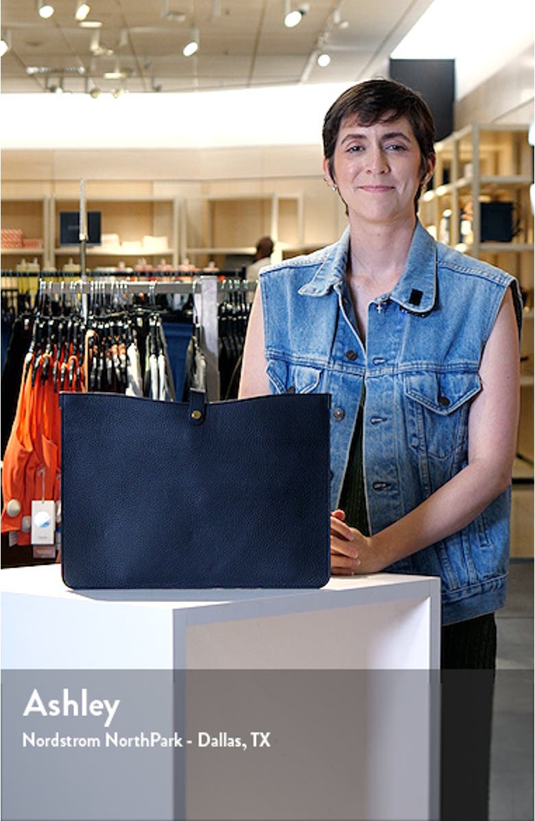 System 16-Inch Leather Laptop Sleeve, sales video thumbnail
