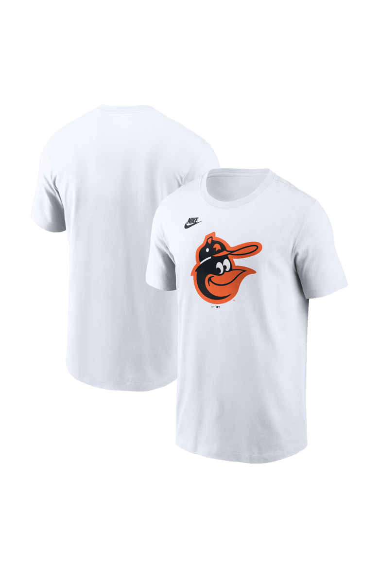 Men's Nike White Baltimore Orioles Cooperstown Collection Logo T-Shirt, Main, color, White