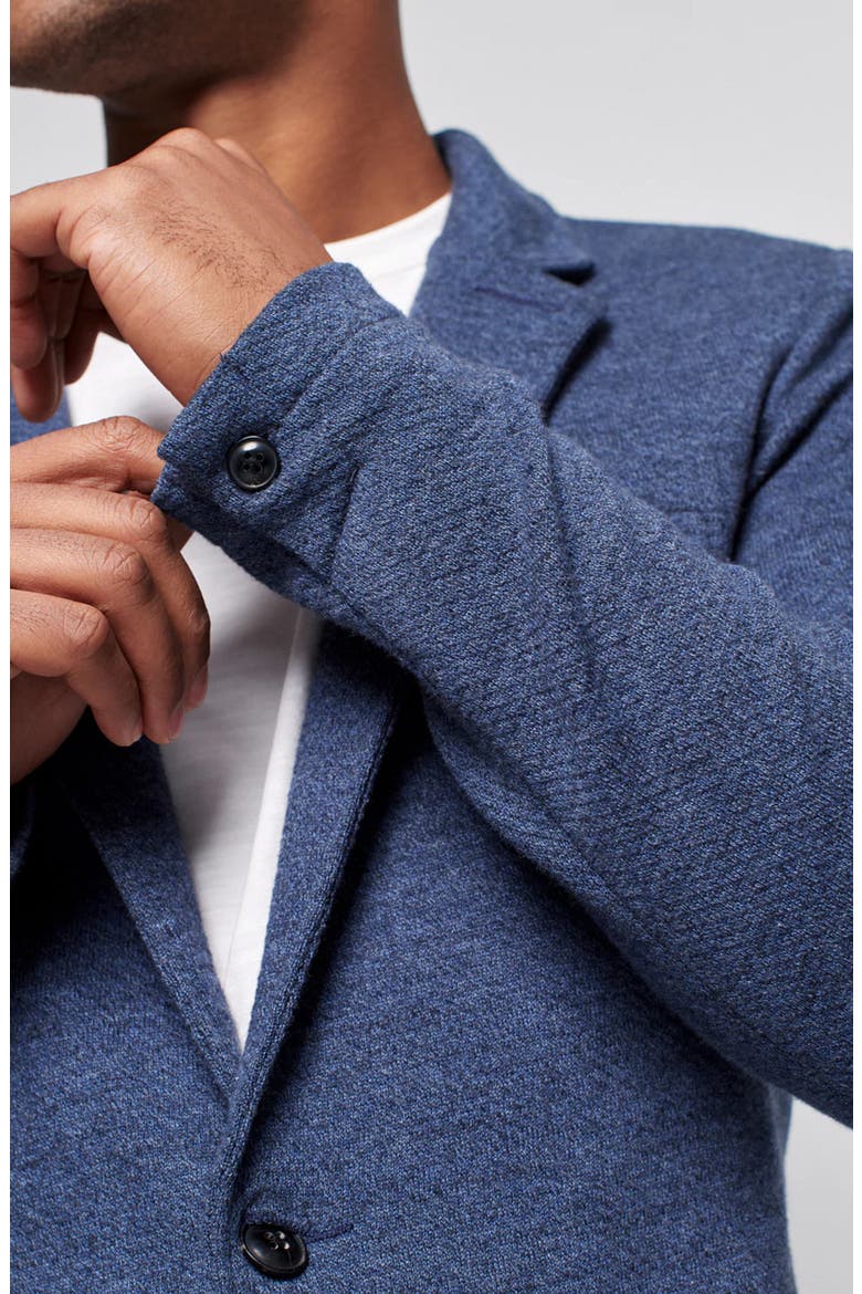 Inlet Knit Blazer, Alternate, color, DEEP NAVY MELANGE