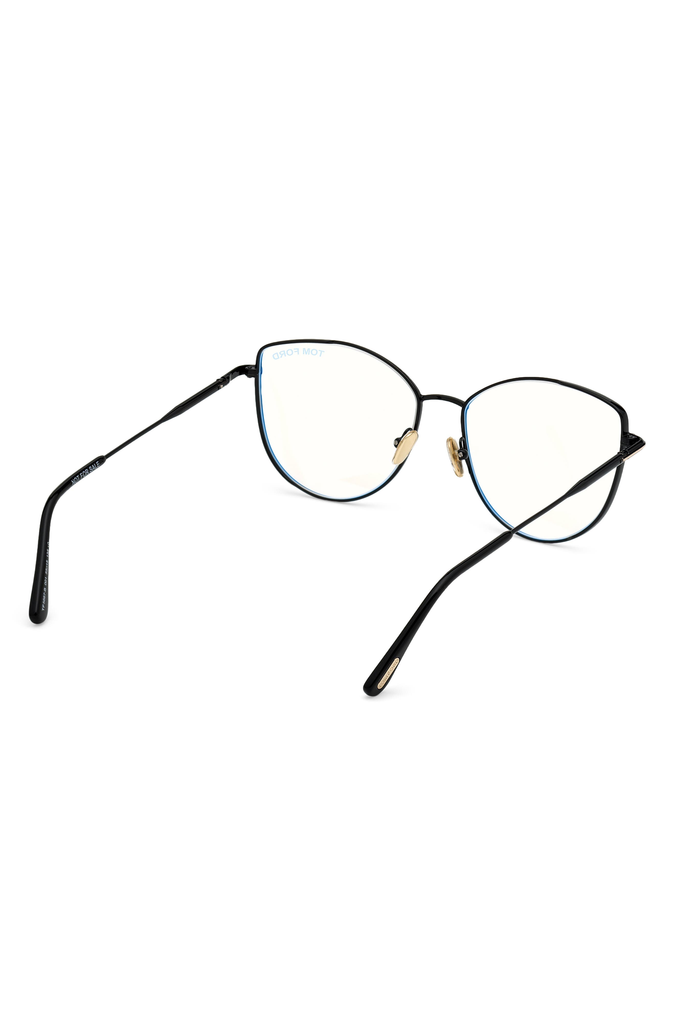 TOM FORD 55mm Cat Eye Blue Light Blocking Optical Glasses (Women ...