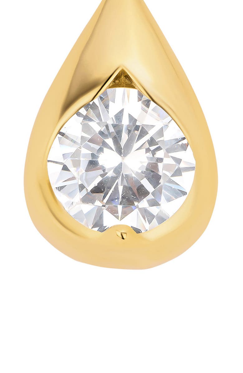 ATHRA LUXE Modern Muse Huggie Hoop Earrings, Alternate, color, Gold