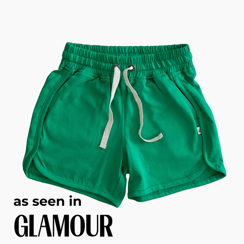 Jackalo Kids’ Ollie Organic Cotton Jersey Shorts in Parakeet  product