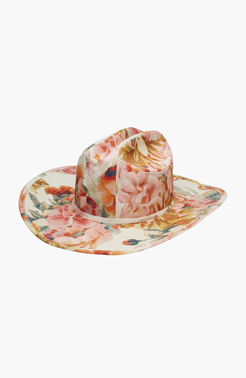 W Y E T H Floral Cowboy Scarlett Hat