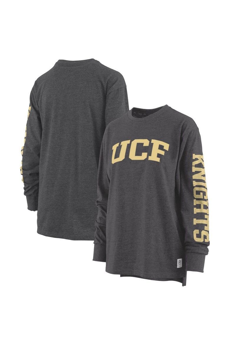 Women's Pressbox Black UCF Knights Two-Hit Canyon Long Sleeve T-Shirt, Alternate, color, Black