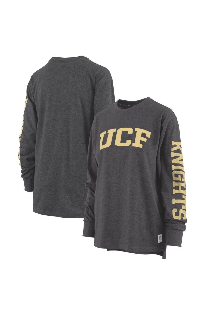 PRESSBOX Women's Pressbox Black UCF Knights Two-Hit Canyon Long Sleeve T-Shirt, Alternate, color, Black