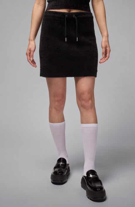 Jordan Air Drawstring Waist Sweater Skirt
