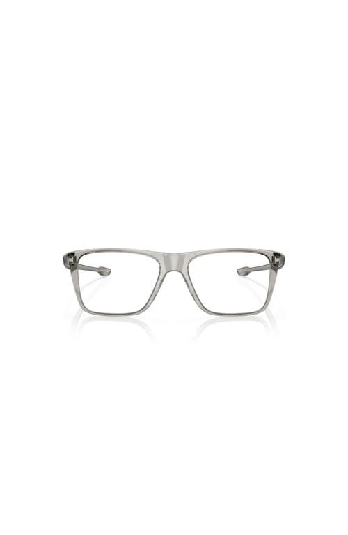 Oakley 50mm Rectangle Optical Glasses In Gray
