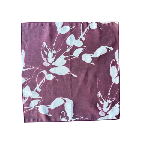 Porto Print in Aubergine Napkin Set of 4