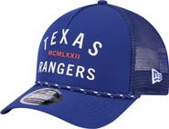 New Era Men's New Era  Royal Texas Rangers Minimalist 9FORTY A-Frame Adjustable Hat