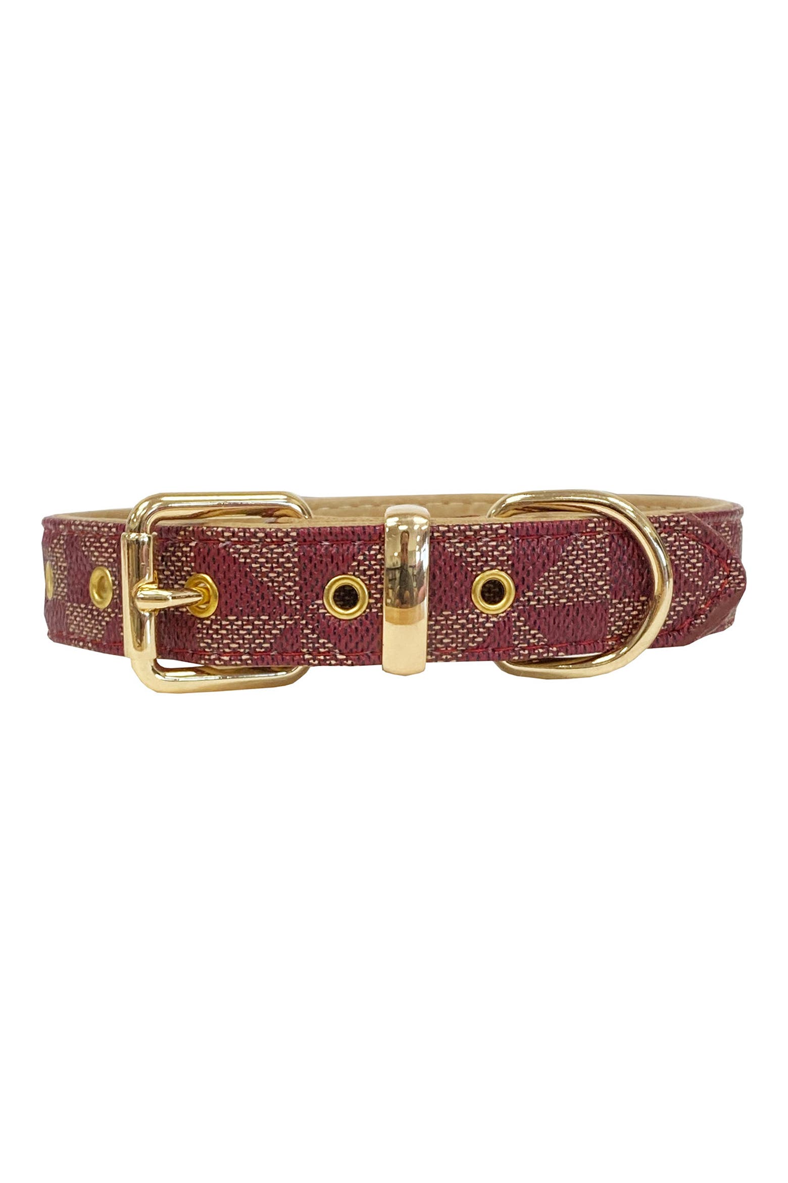 Fake Ruby Large DOGS OF GLAMOUR Evelyn Luxury Collar Red - Large | Nordstromrack