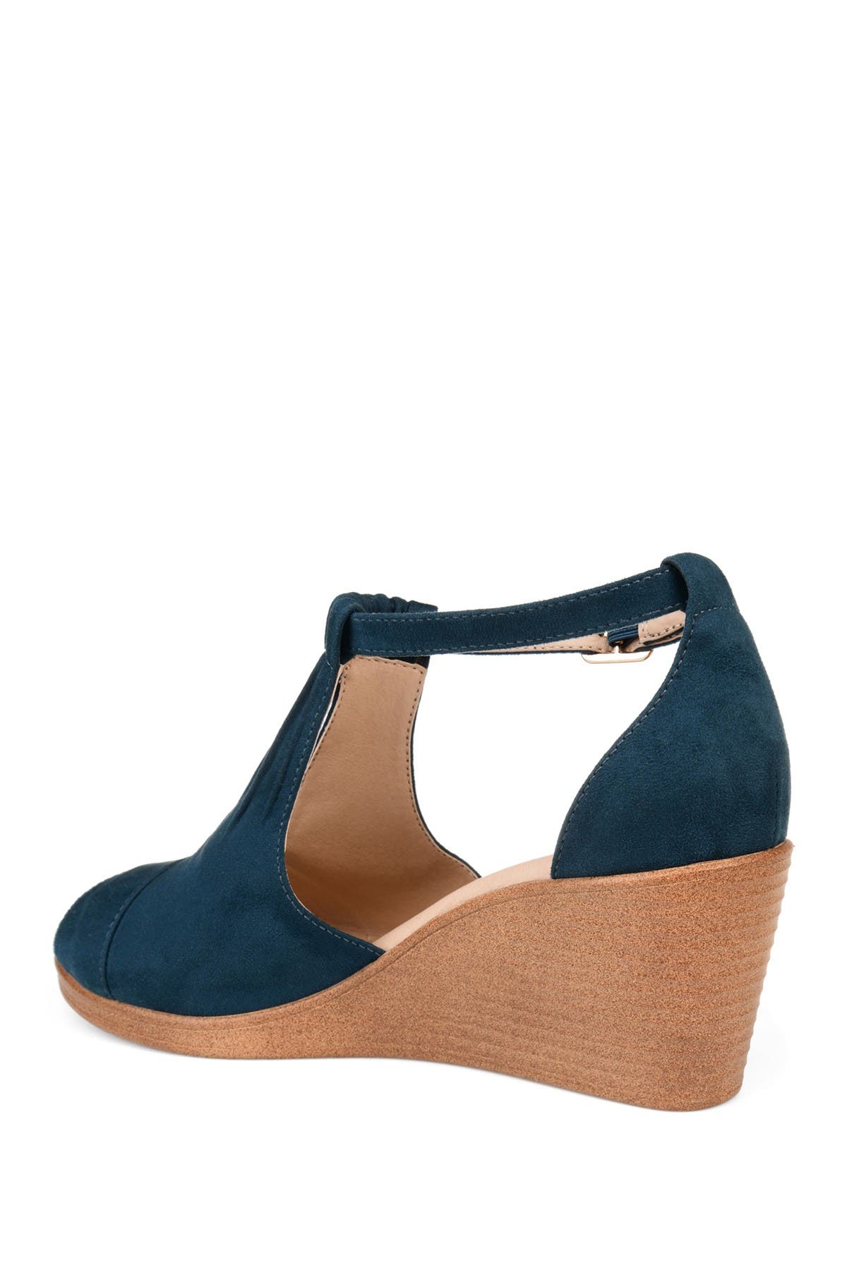 JOURNEE Kedzie Wedge Sandal, Alternate, color, BLUE