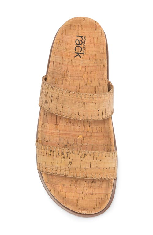 Nordstrom Rack Effingham Slide Sandal In Natural Cork