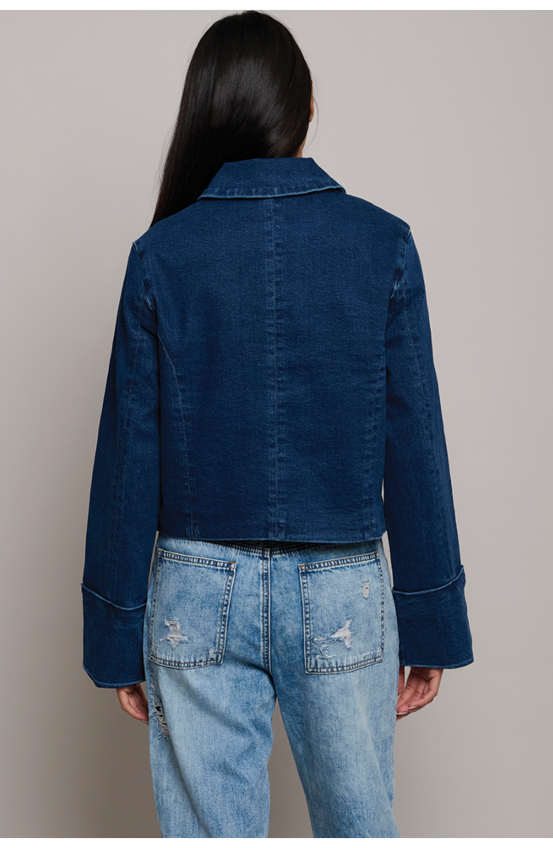 TT Studios Jane Denim Jacket, Alternate, color, Beekman St.