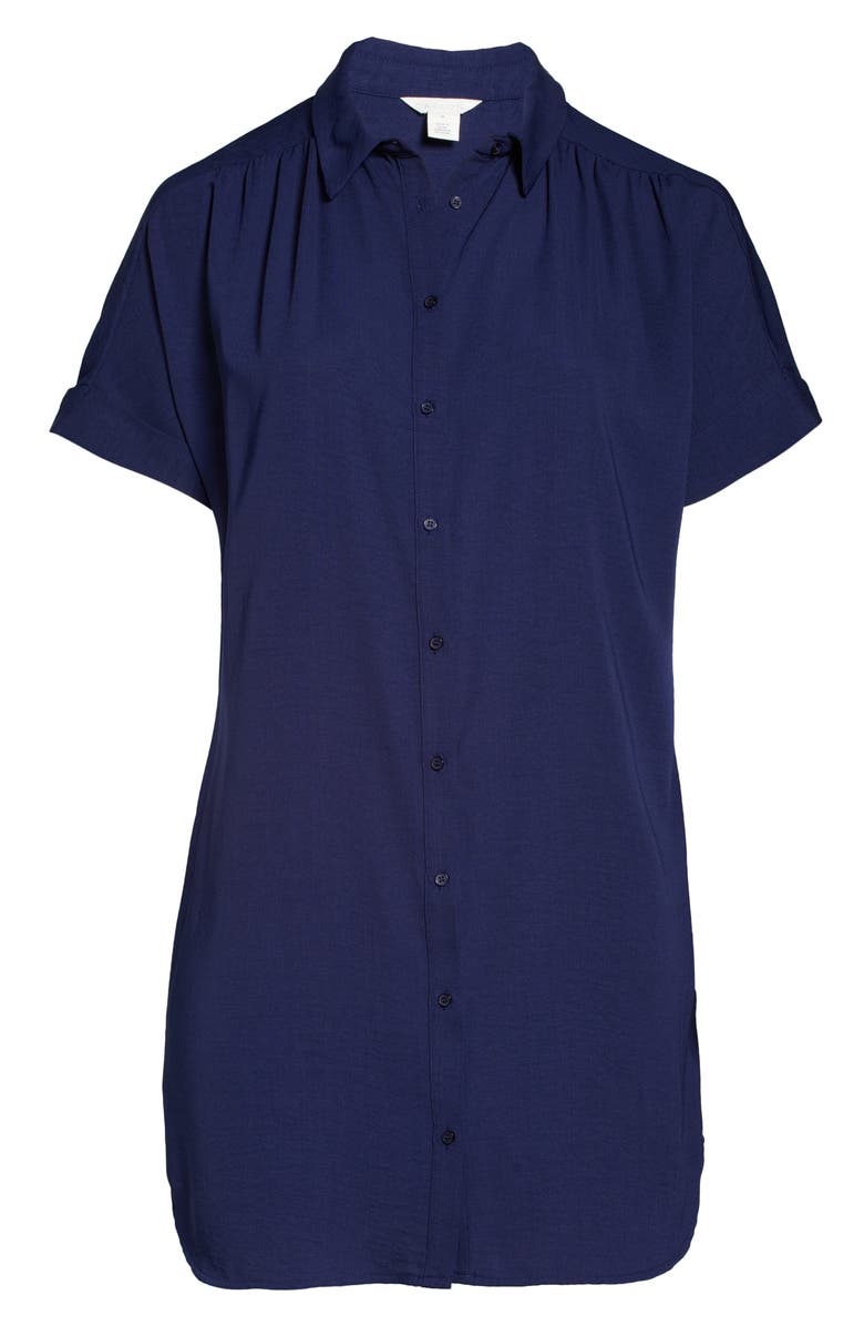 Caslon<sup>®</sup> Short Sleeve Shirtdress, Alternate, color, 