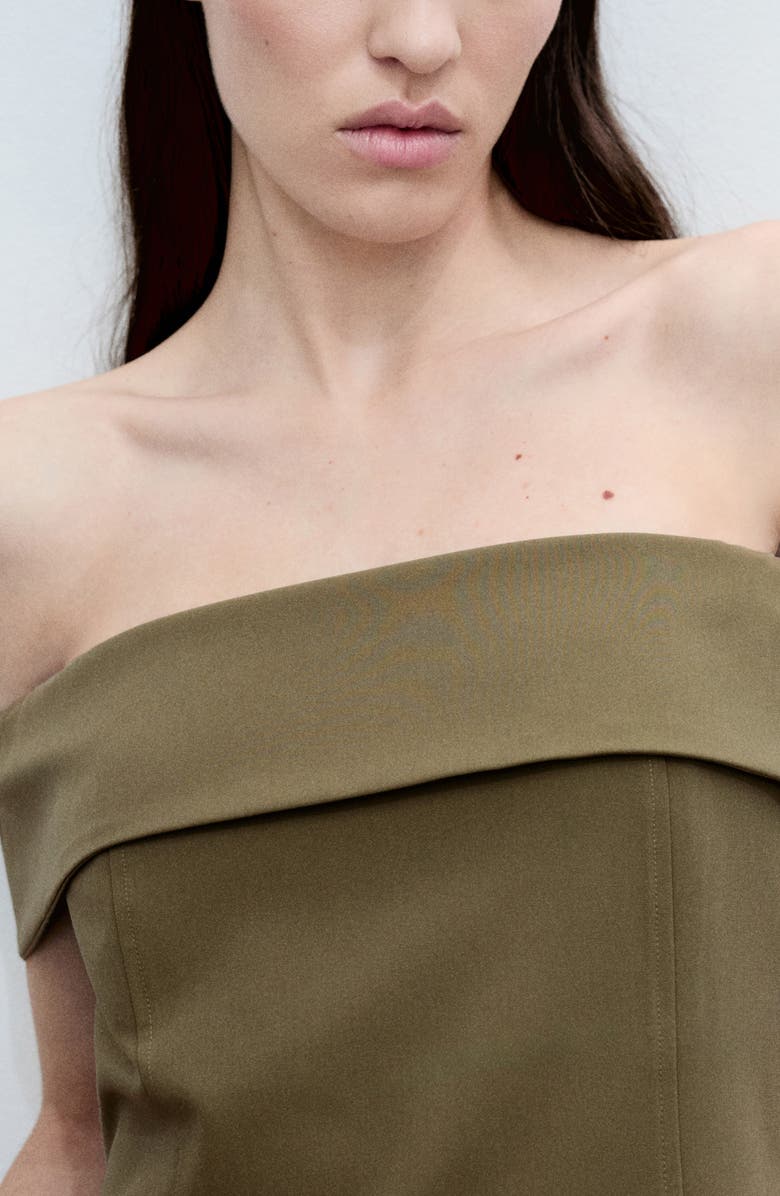 MANGO Fitted Off the Shoulder Top, Alternate, color,