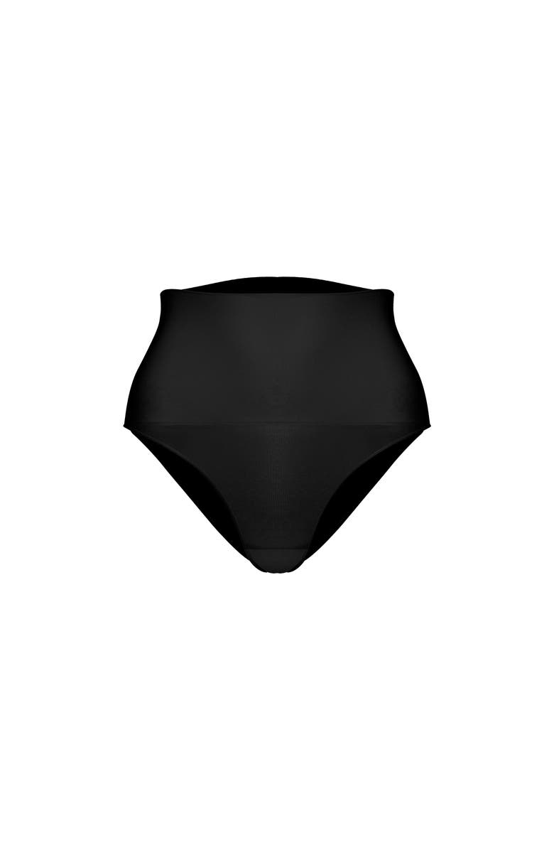 Noody Seamless sculpt high-waisted panties, Alternate, color, Black