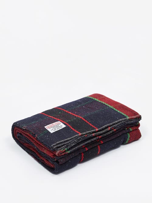 Puebco Cotton Wool Universal Blanket In Navy