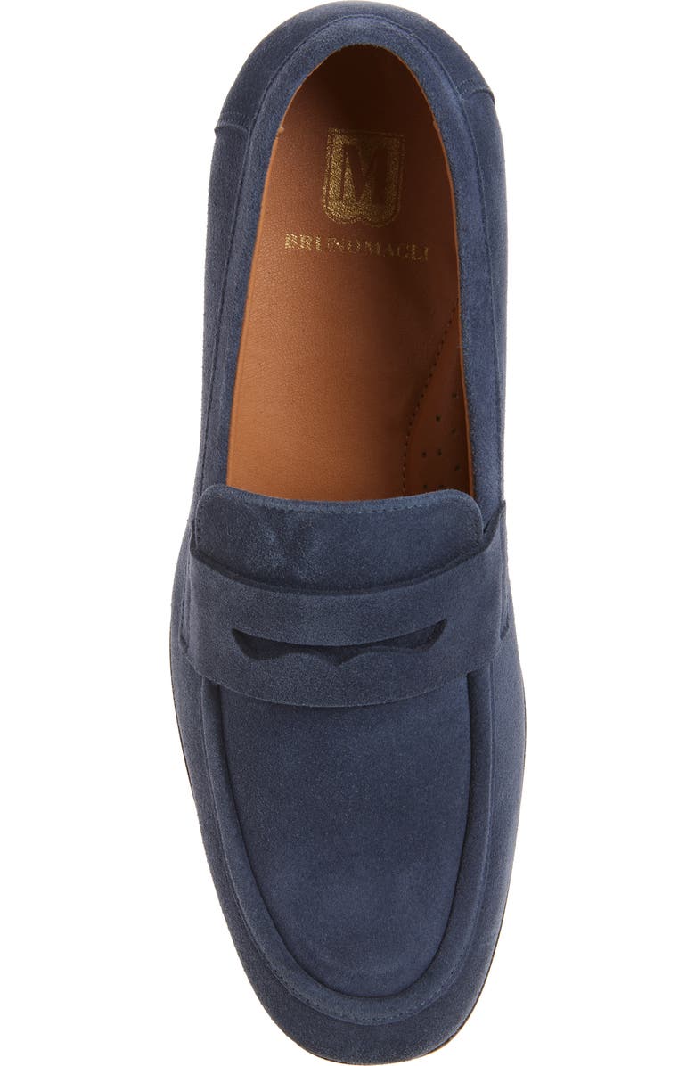Bruno Magli Modena Loafer, Alternate, color, Blue Suede