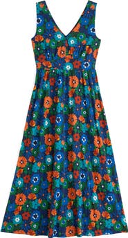 Seasalt Cornwall Polmanter Sleeveless Organic Cotton Jersey Maxi Dress