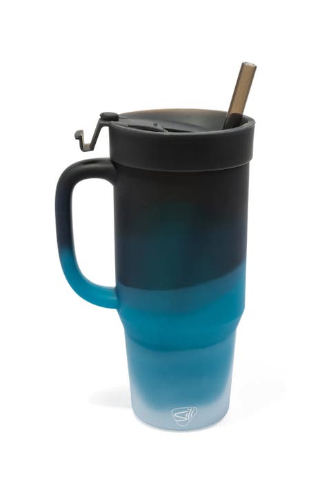 Silicone Humbler Tumbler with Flip Lid and Straw