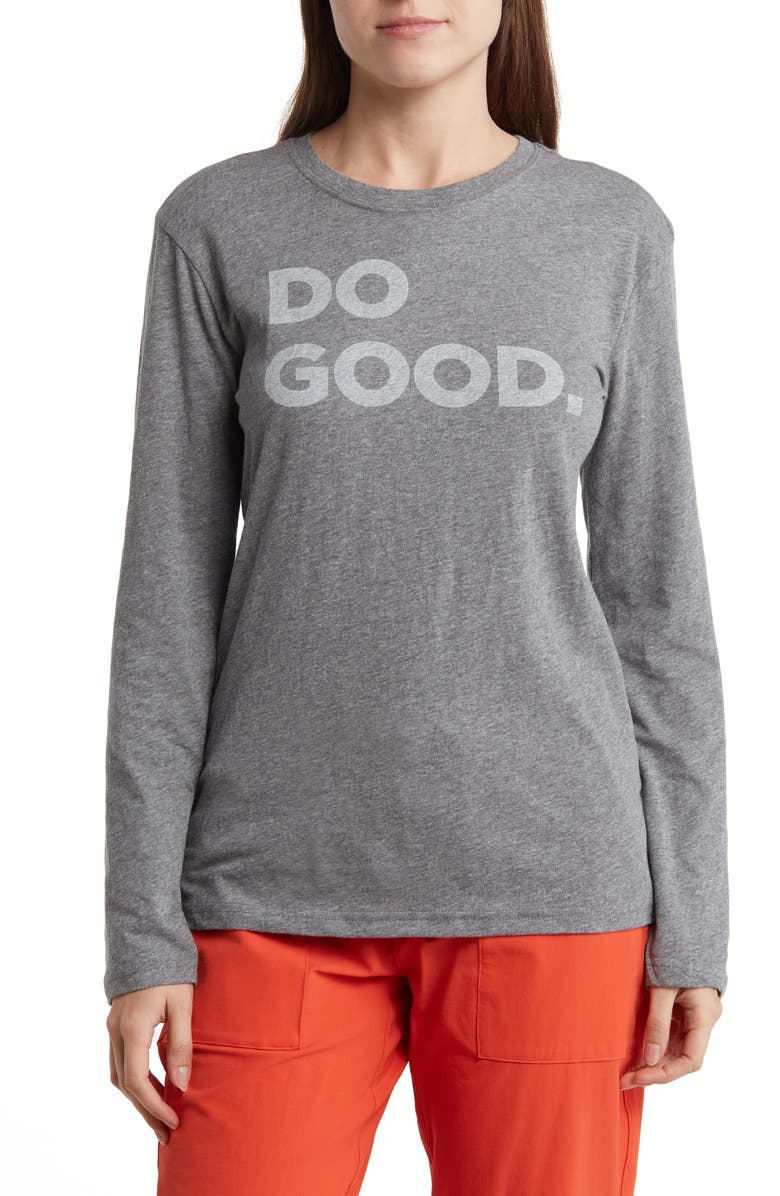 Cotopaxi Do Good Organic Cotton Blend Long Sleeve T-Shirt, Main, color, 