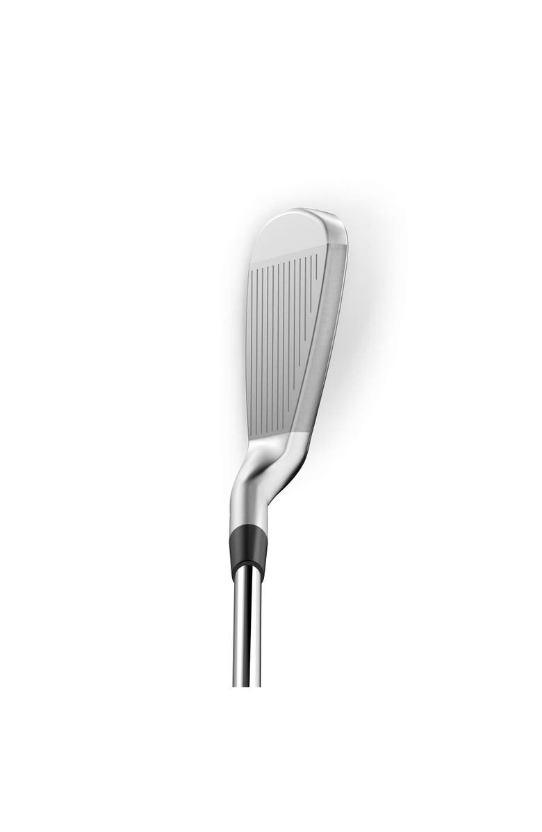 WILSON Dynapower Max Left Hand Mens Steel Irons - 5-PW GW / Kbs Max Hl / Regular, Alternate, color, Silver