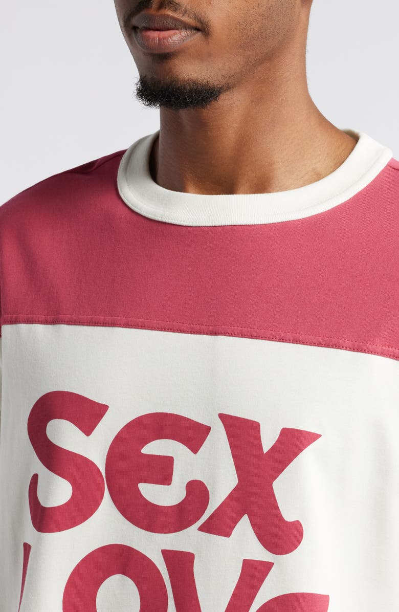 DIET STARTS MONDAY SLD Retro Colorblock Graphic T-Shirt, Alternate, color, 