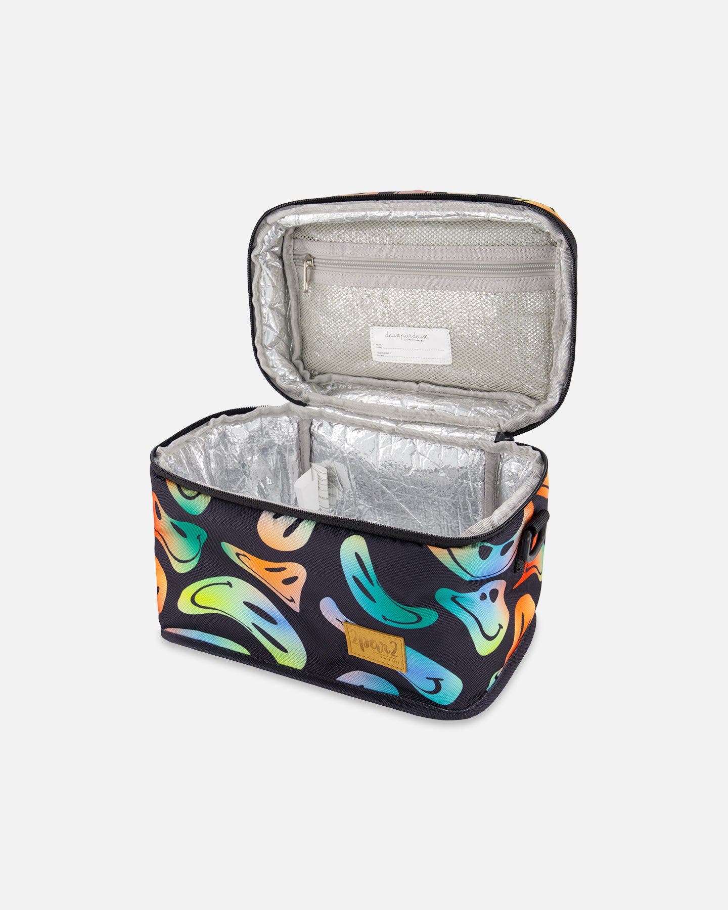 Deux par Deux Boy Lunch Box, Alternate, color, Smiley Face Boy