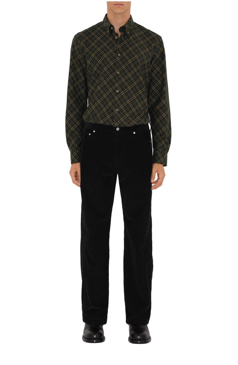 Burberry Regular Fit Check Cotton Shirt, Main, color, 