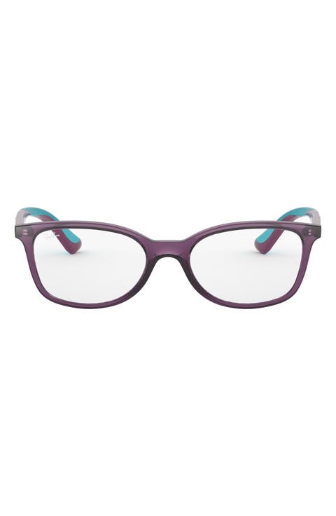 Kids' 47mm Small Rectangular Optical Glasses