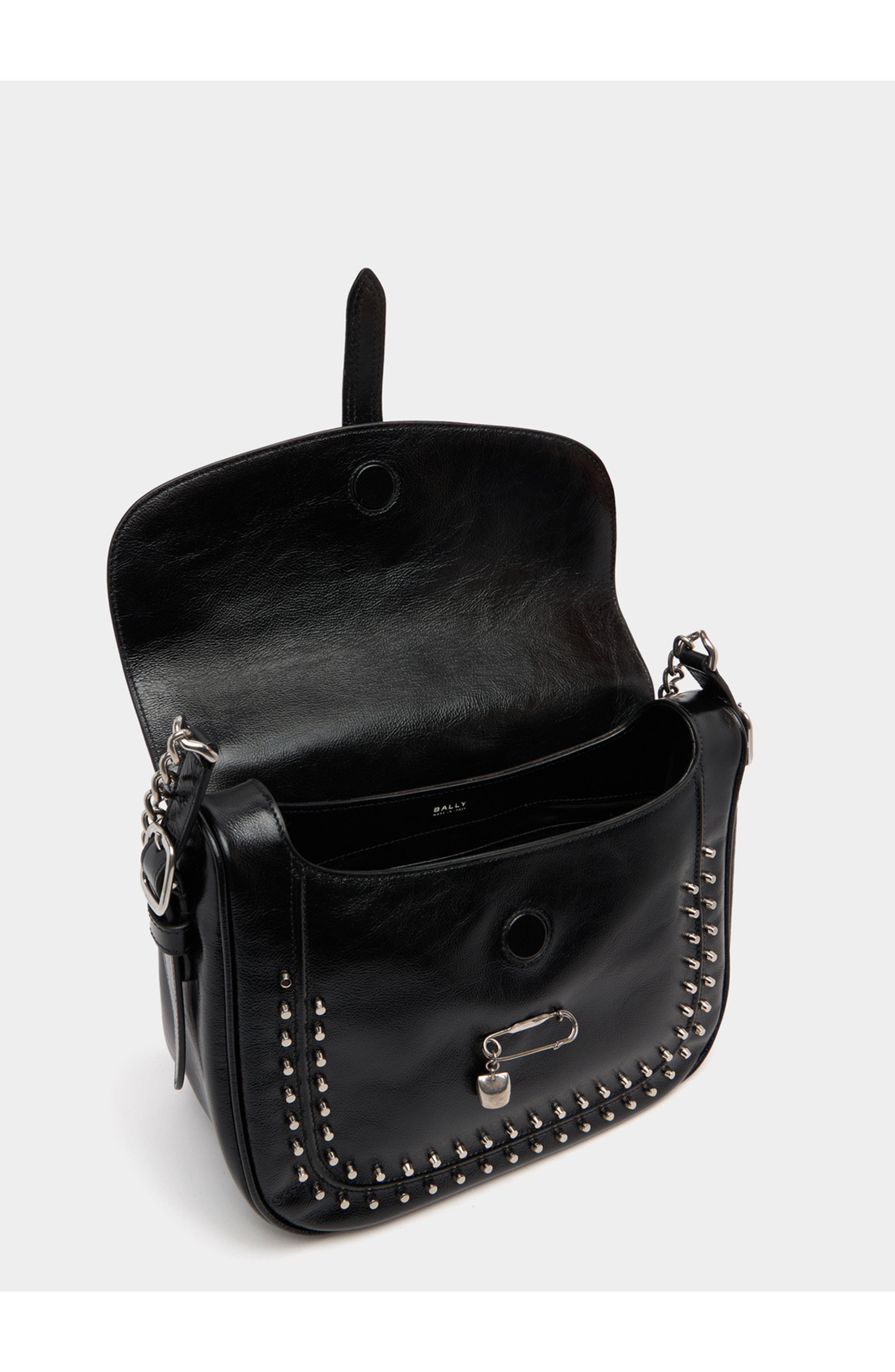 Bally Beckett Soft Crossbody Bag, Alternate, color, Black