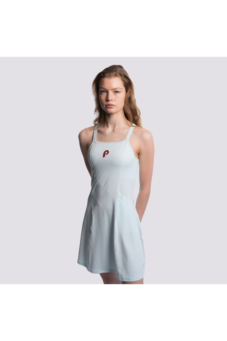 Women's Lusso  Light Blue Philadelphia Phillies Ciara Strappy Dress, Main, color, Light Blue