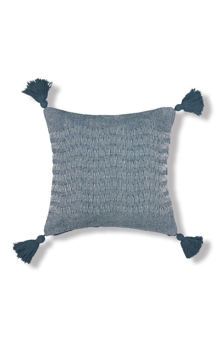 carol 
frank Hodges Large Woven Throw Pillow With Insert, Main, color, Gray