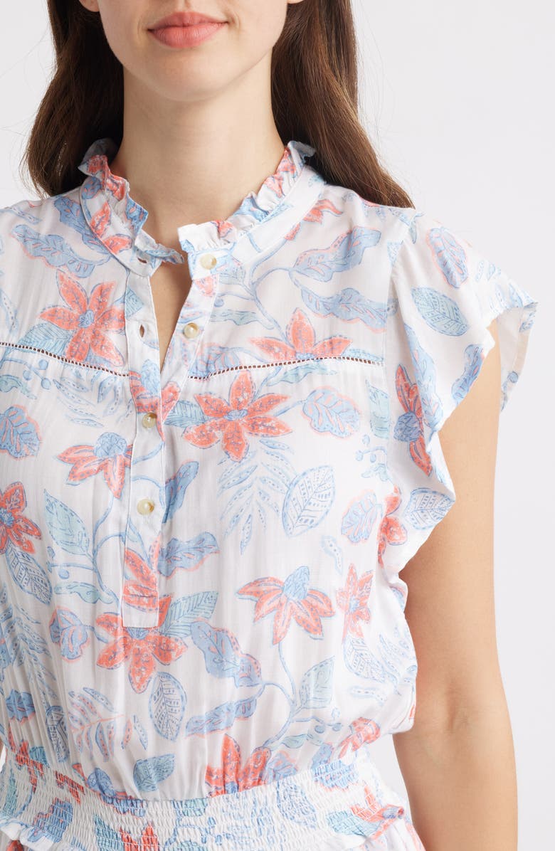 Hatley Ava Distressed Floral Dress, Alternate, color, 