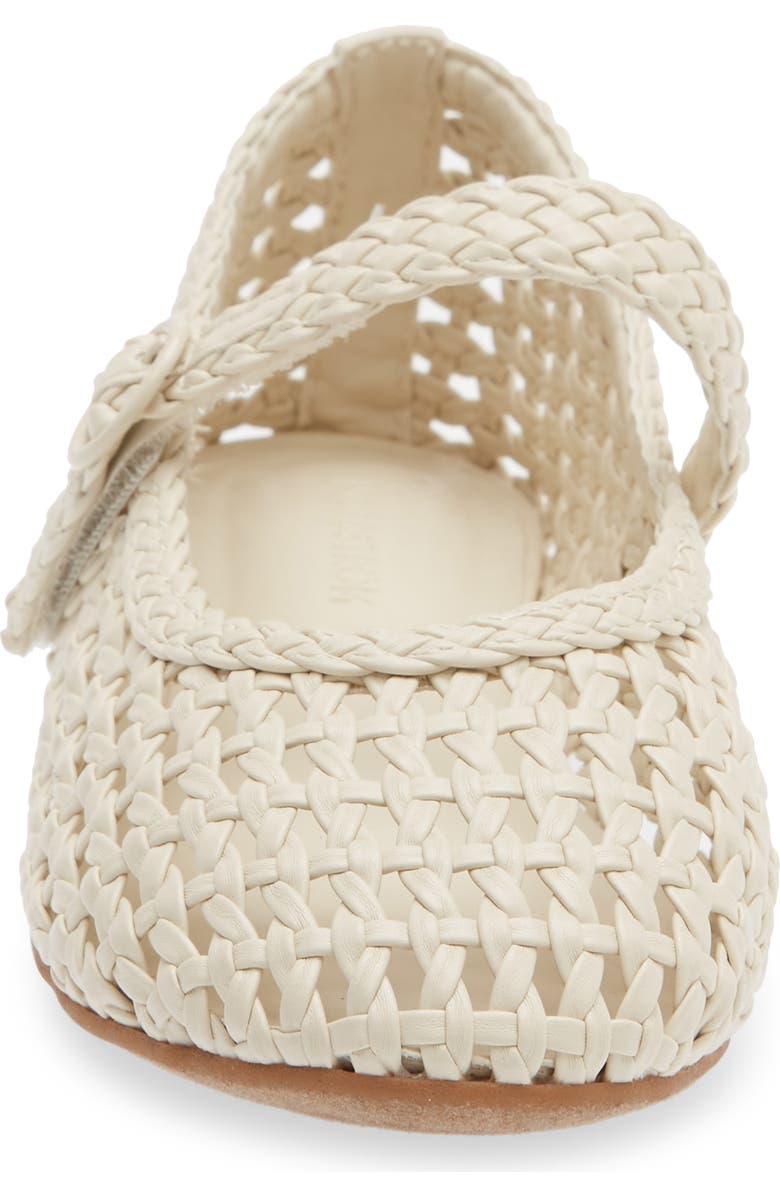 Nordstrom Kids' Addyson Woven Flat, Alternate, color, Ivory