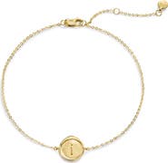 Monica Vinader Initial Stamp Charm Bracelet