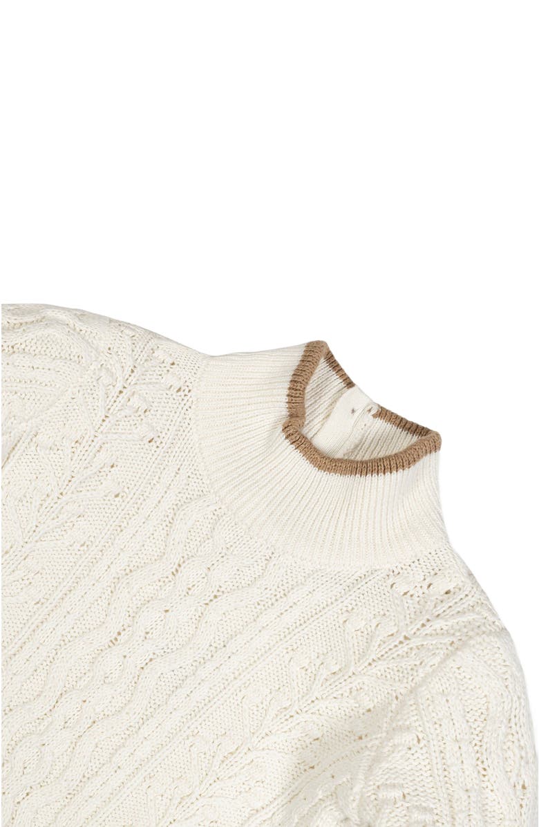 Hope & Henry Girls' Organic Turtleneck Sweater Dress, Kids, Alternate, color, 