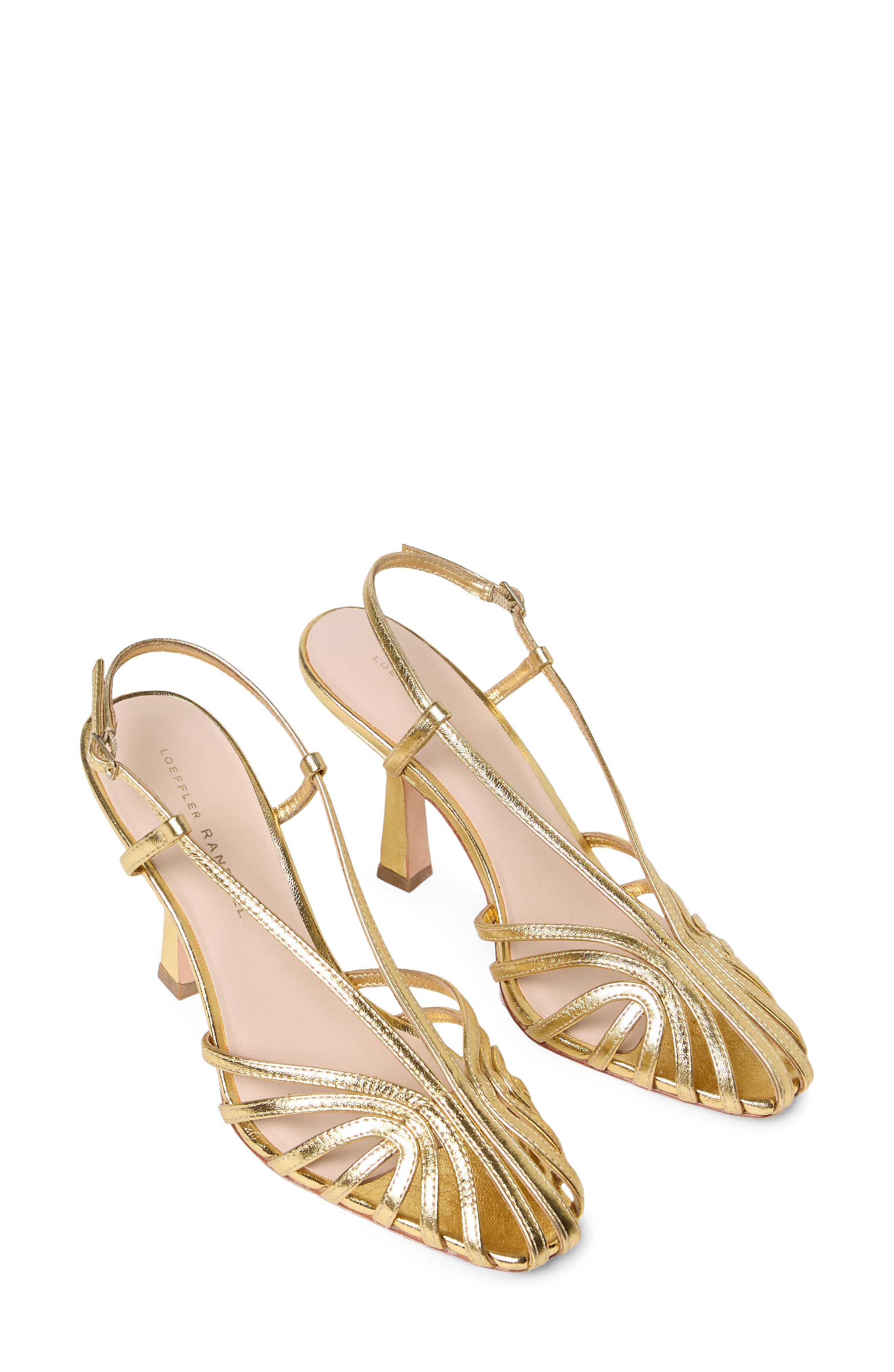 Loeffler Randall Alexandra Slingback Sandal, Alternate, color, Gold
