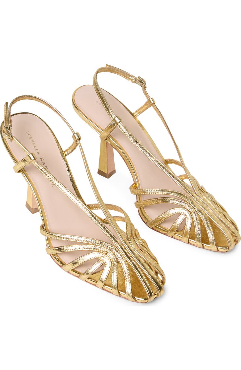 Loeffler Randall Alexandra Slingback Sandal, Alternate, color, Gold