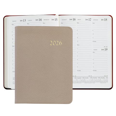 2026 Leather Desk Diary