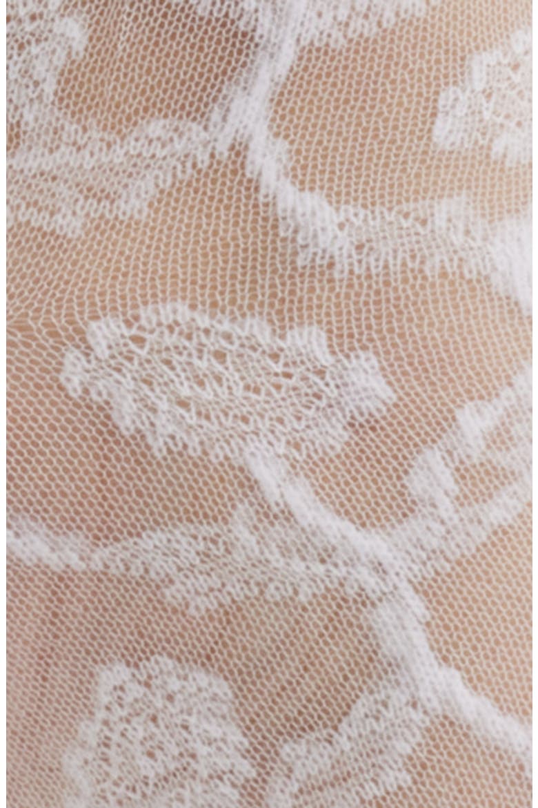Sydney Sheer Lace Quarter Socks, Alternate, color, WHITE
