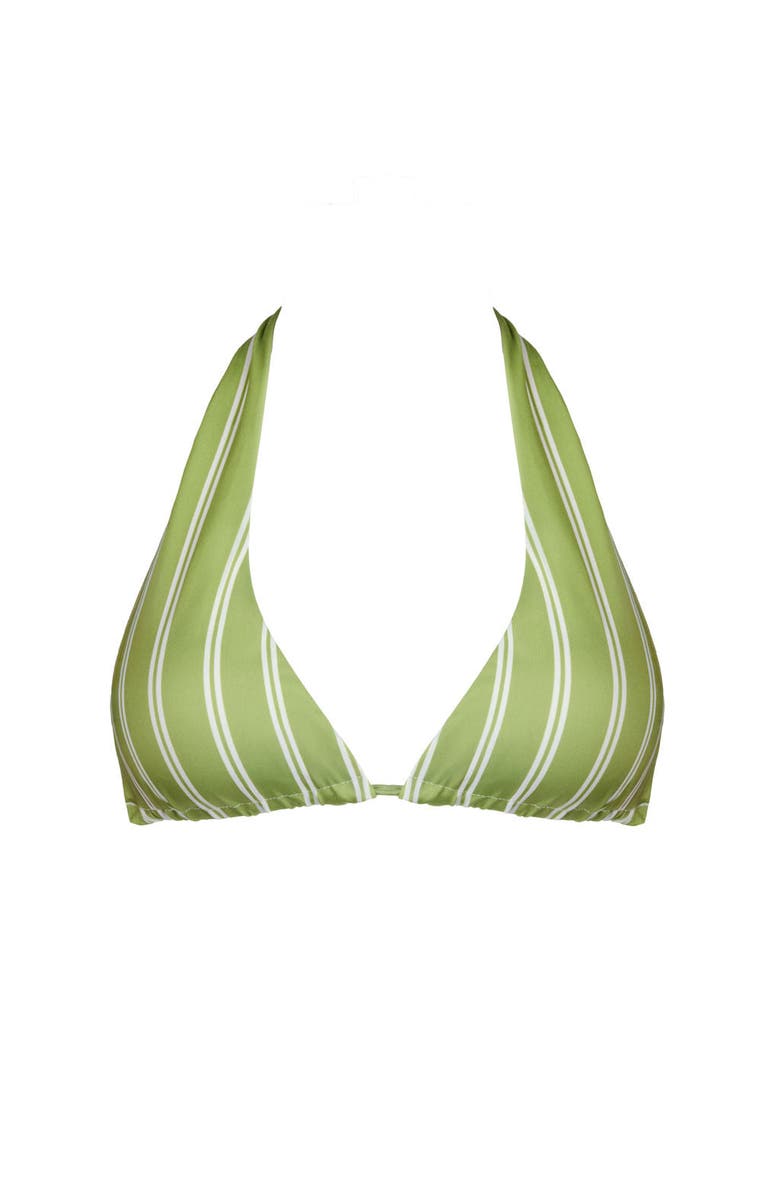 Kitty and Vibe Halter Bikini Top, Alternate, color, Olivia