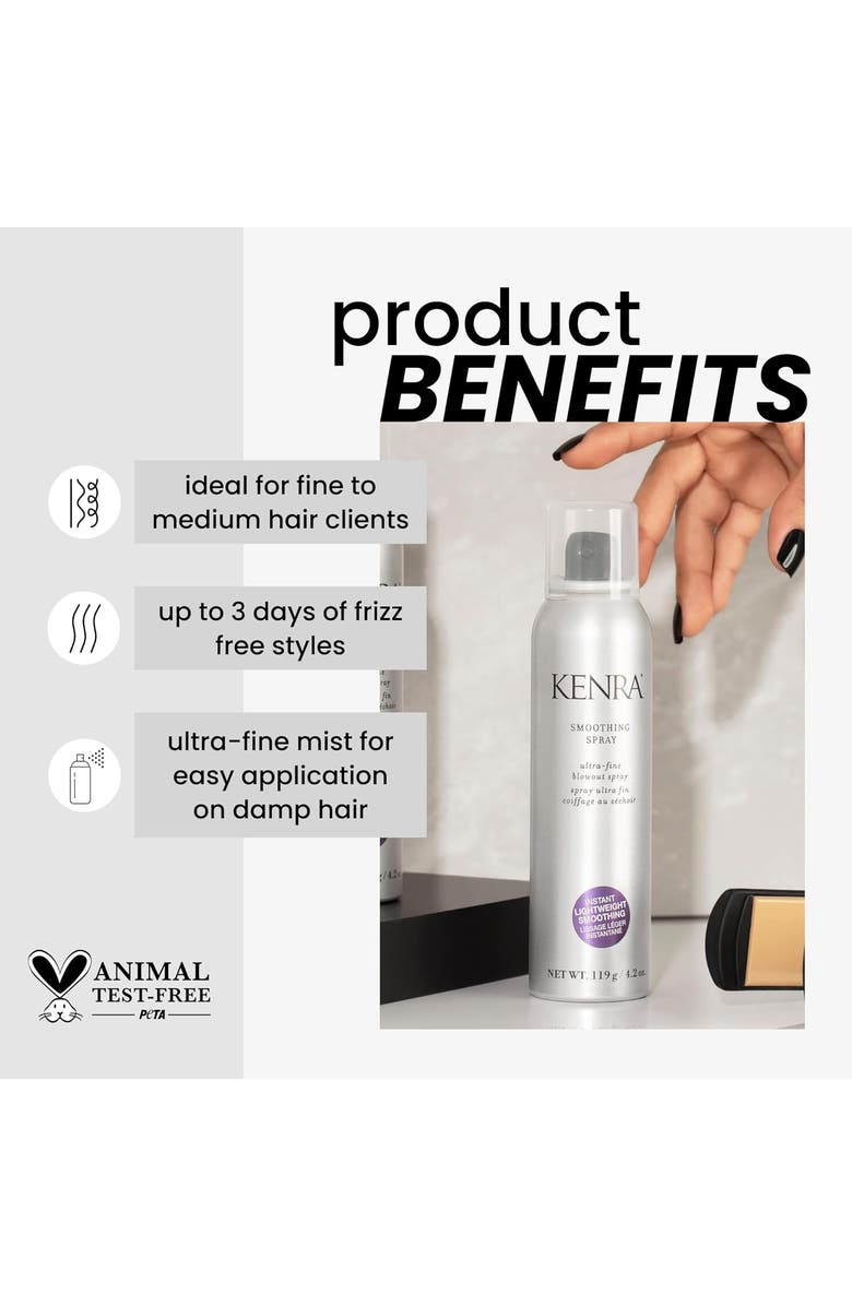 KENRA Smoothing Spray 4.2 oz, Alternate, color, N/A
