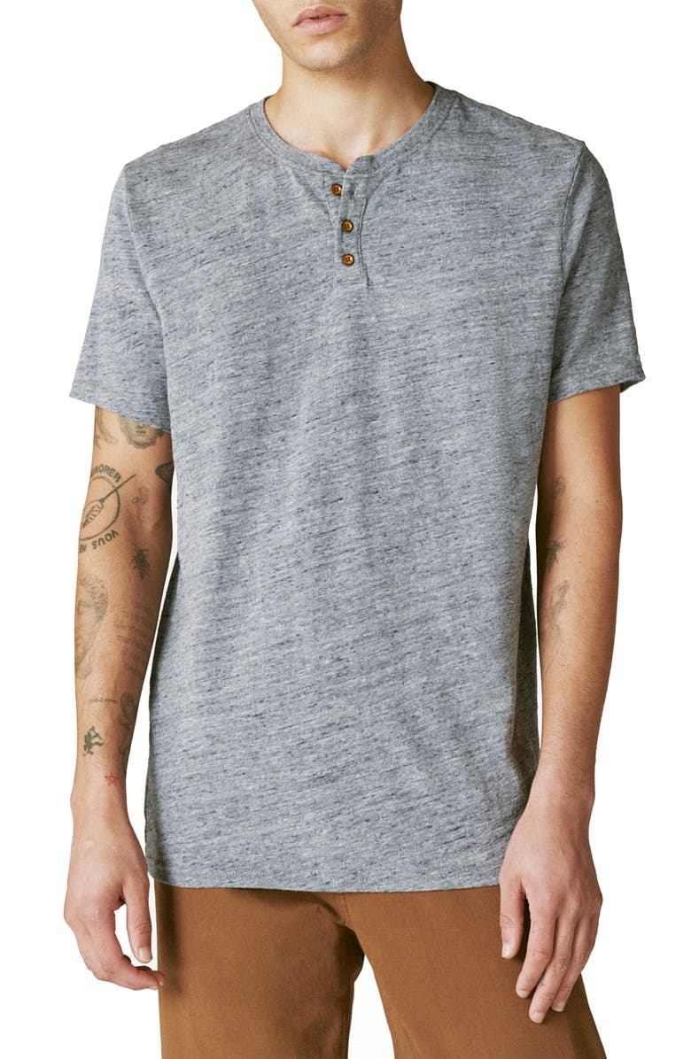 Lucky Brand Short Sleeve Henley T-Shirt, Main, color,