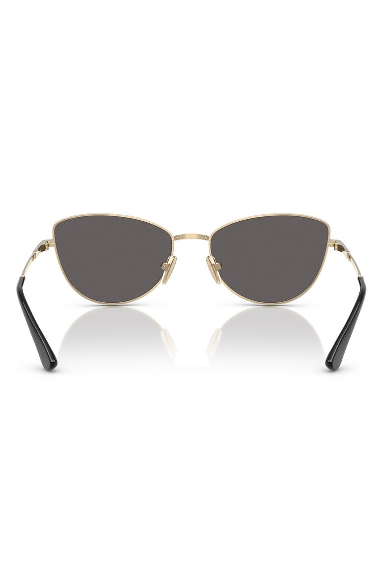 VOGUE 56mm Polarized Butterfly Sunglasses, Alternate, color, Pale Gold