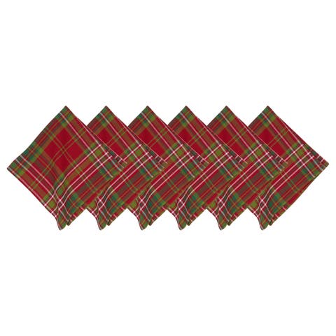 Jonah Plaid Napkins Set of 6