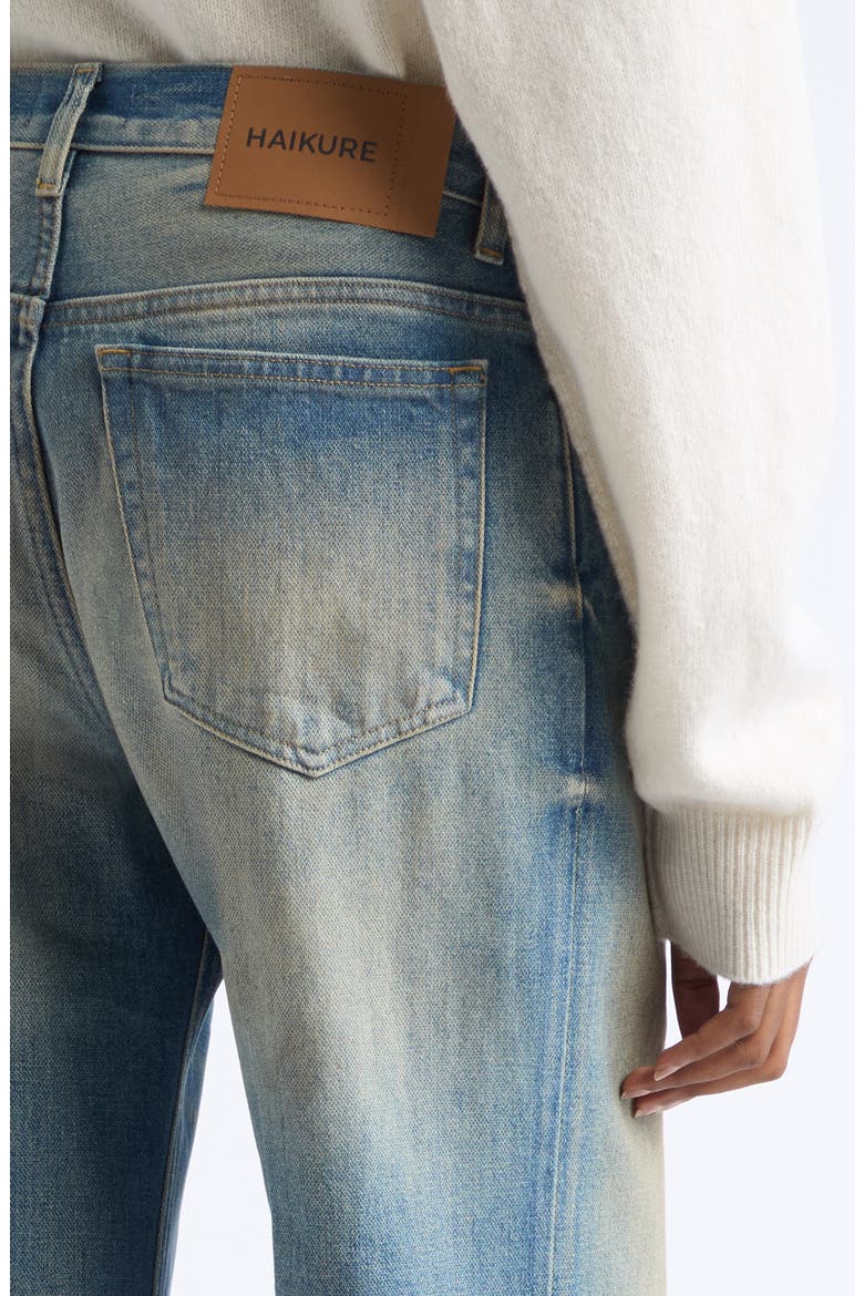 Clara Relaxed Fit Flare Jeans, Alternate, color, JANE BLUE