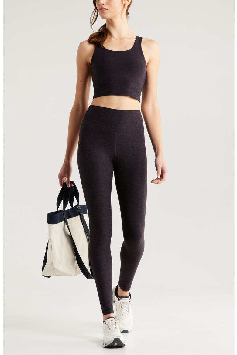 Renew Mélange Support Crop Tank, Alternate, color, BLACK MELANGE